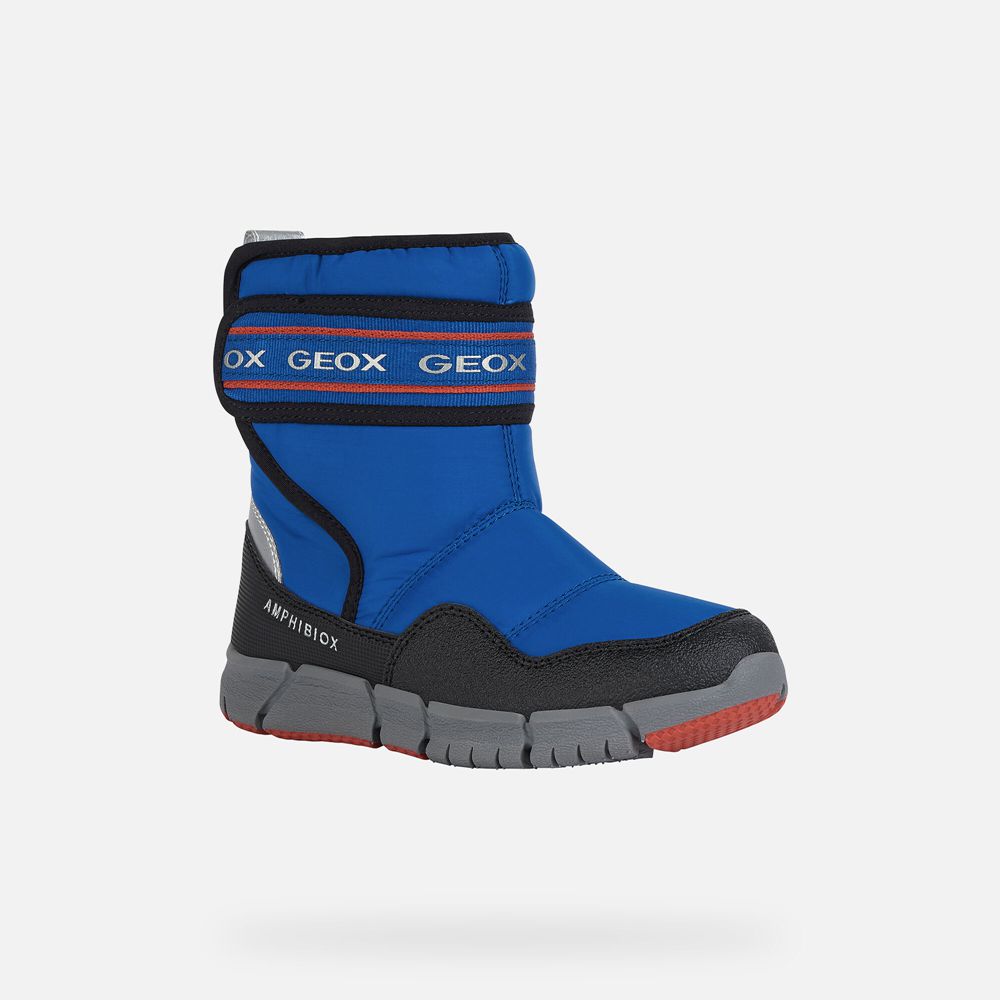 Bottes Geox Flexyper Abx - Bleu - Garcon 281306-KLA